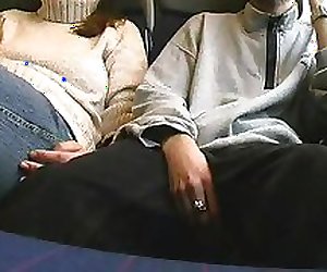 german amateur girl sucking cock in public train
