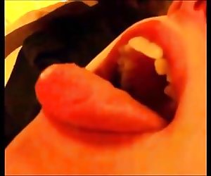 Up Close and Personal: Cumming in Her Mouth!
